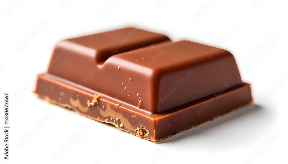 close up a chocolate bar isolated on white background close up a chocolate bar isolated on white background