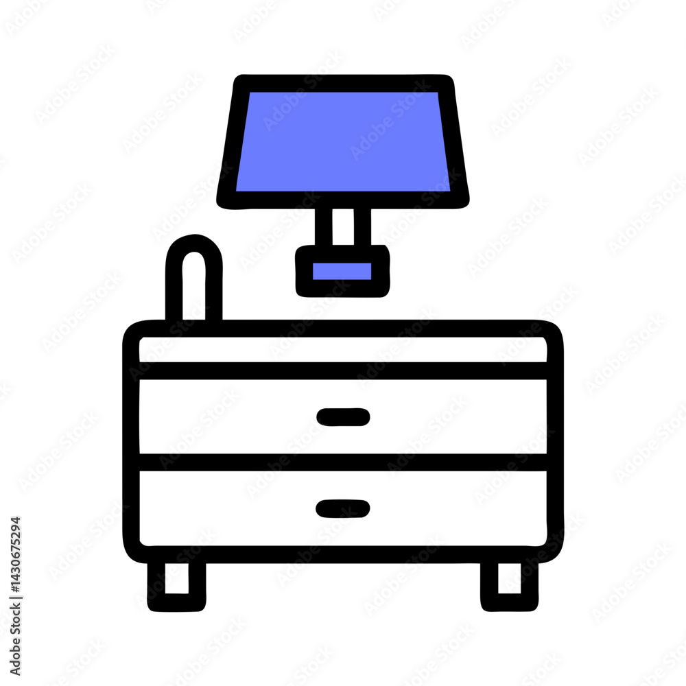Simple blue shape abstraction on black background graphic Simple blue shape abstraction on black background graphic