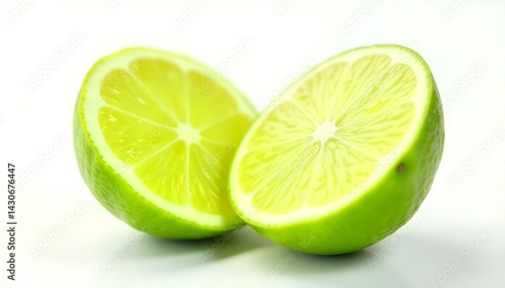 lime citrus fruit isolated on white background lime citrus fruit isolated on white background