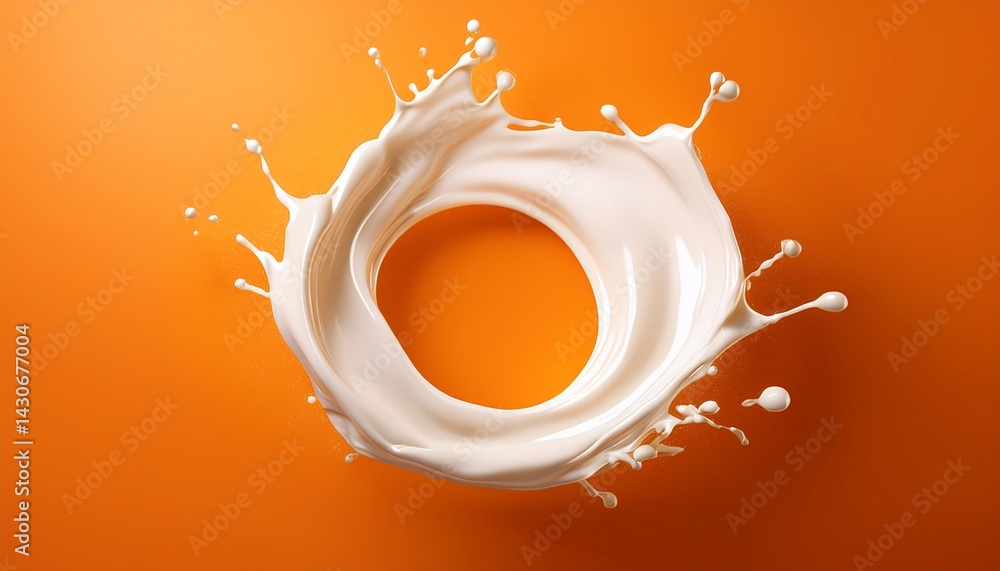 milk splash on background