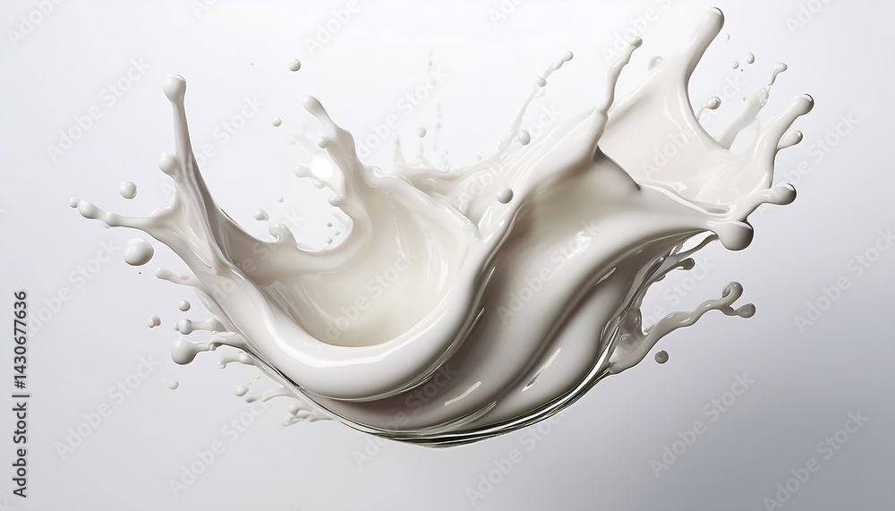 milk splash on background