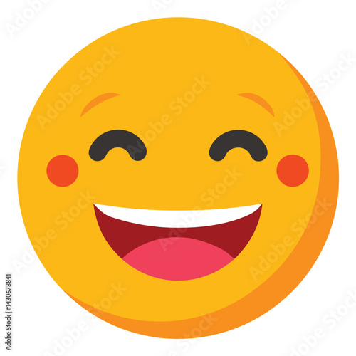 smiley face with smile