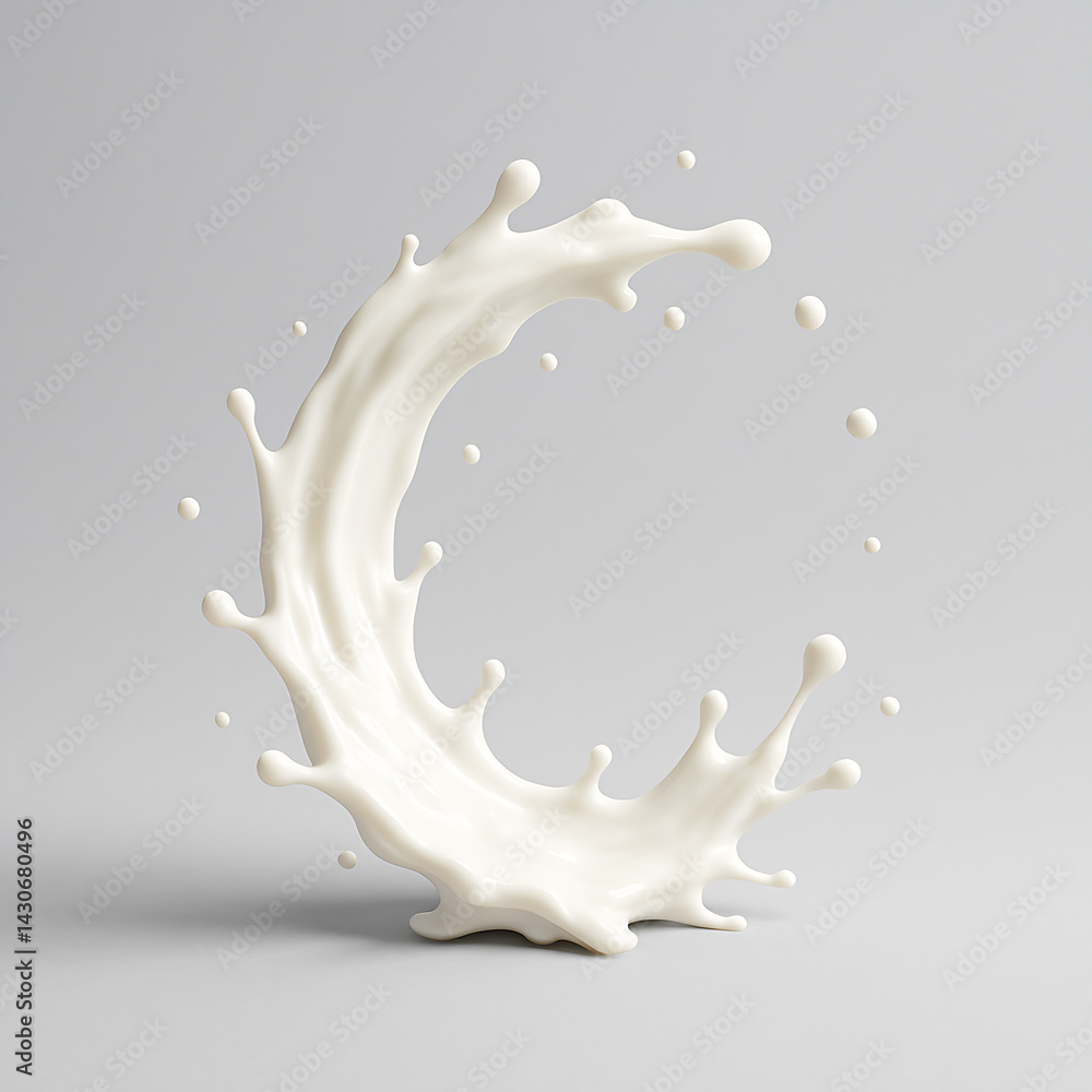 milk splash on background