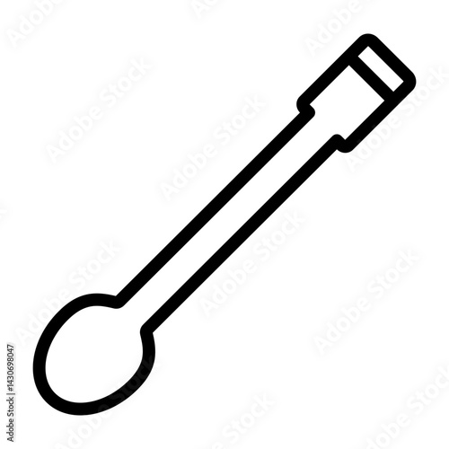 Spatula Vector Line Icon Design