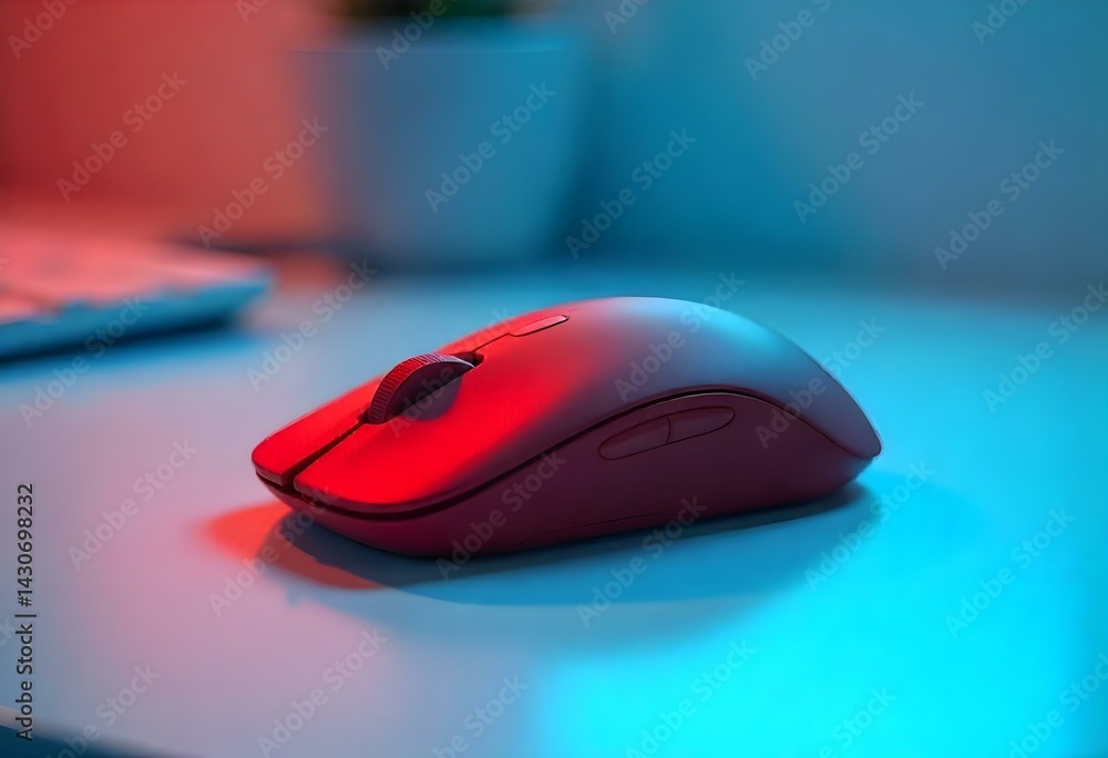 Wireless computer mouse isolated on white background Wireless computer mouse isolated on white background