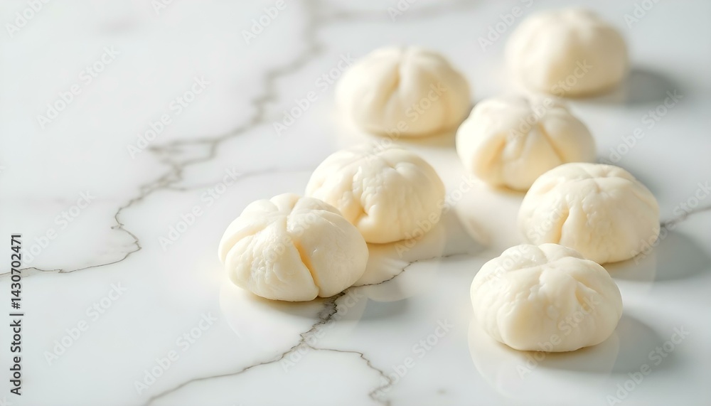Rice cakes top view isolated on white background Rice cakes top view isolated on white background