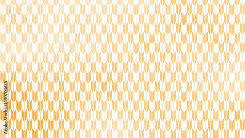 和の背景　薄いオレンジ色の矢絣文様パターン