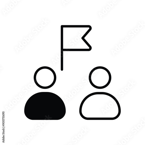 Diplomacy icon vector stock illustration
