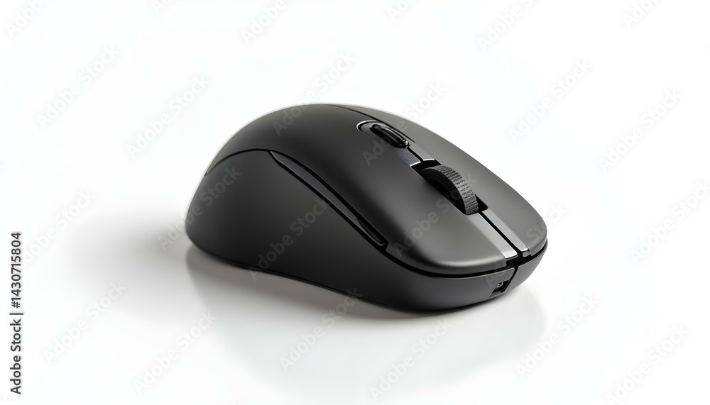 Wireless computer mouse isolated on white background Wireless computer mouse isolated on white background