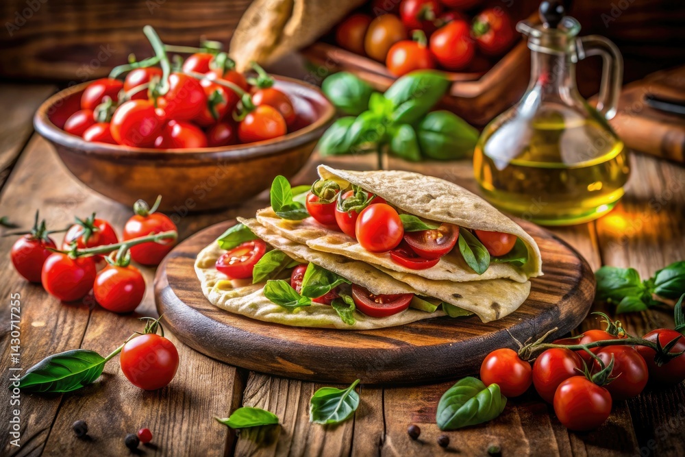Delicious Piadina Italiana: Authentic Italian Flatbread Recipe & Photography Delicious Piadina Italiana: Authentic Italian Flatbread Recipe & Photography