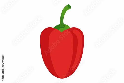 red hot chili pepper vector illustration 