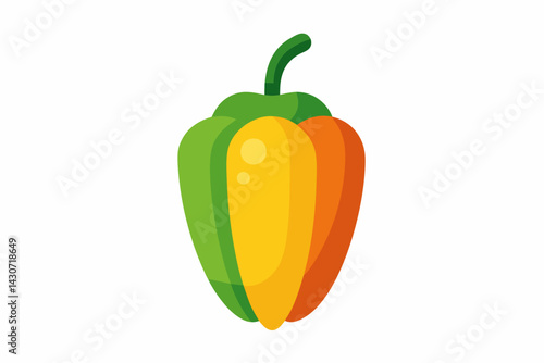 red hot chili pepper vector illustration 