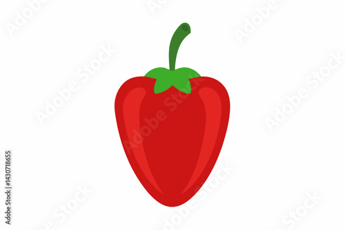 red hot chili pepper vector illustration 