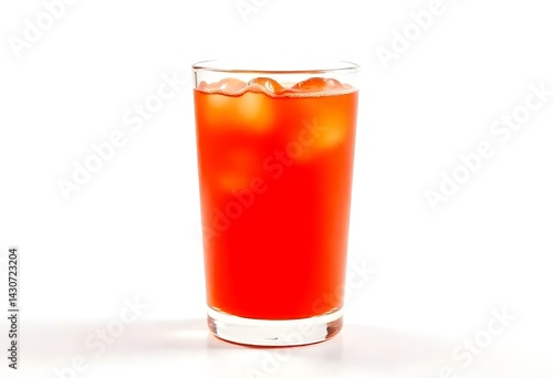 Wallpaper Mural glass of tomato juice isolated on a white background Torontodigital.ca