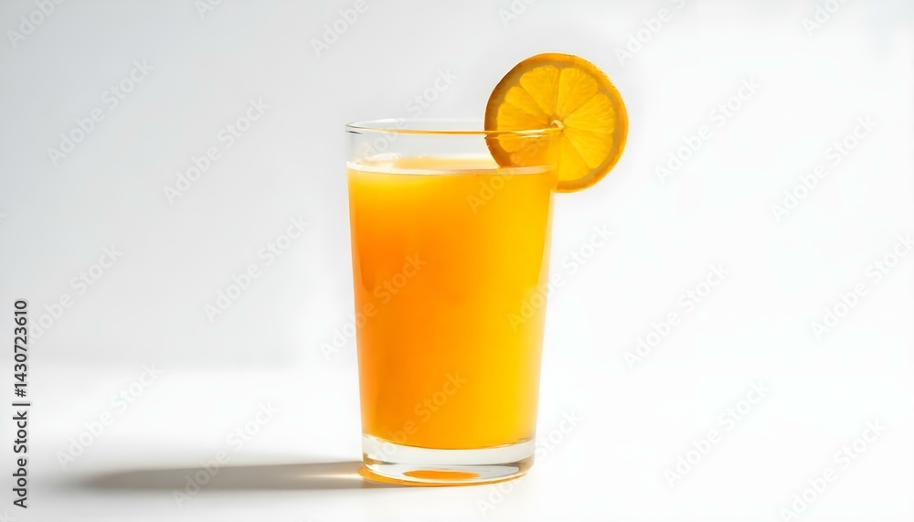 glass of orange juice isolated on a white background glass of orange juice isolated on a white background