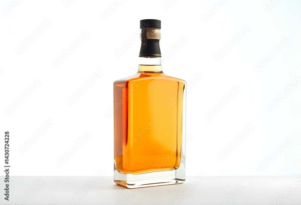 whiskey bottle isolated on white background whiskey bottle isolated on white background