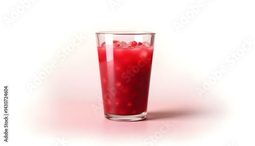 Wallpaper Mural glass of pomegranate juice isolated on a white background Torontodigital.ca