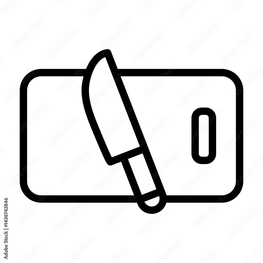 Chef Icons Vector Line Icon Design Chef Icons Vector Line Icon Design