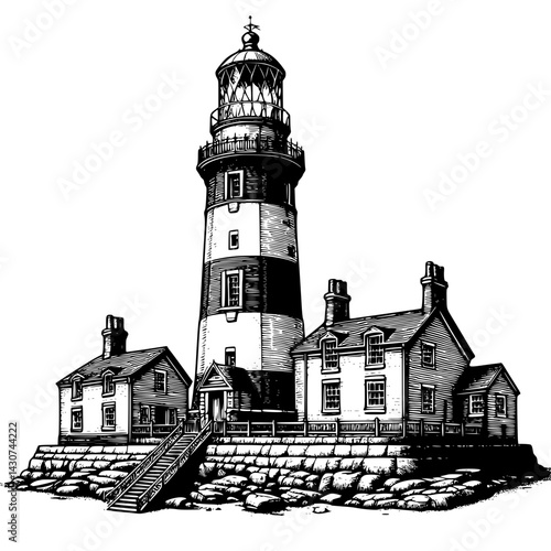 lighthouse on the island