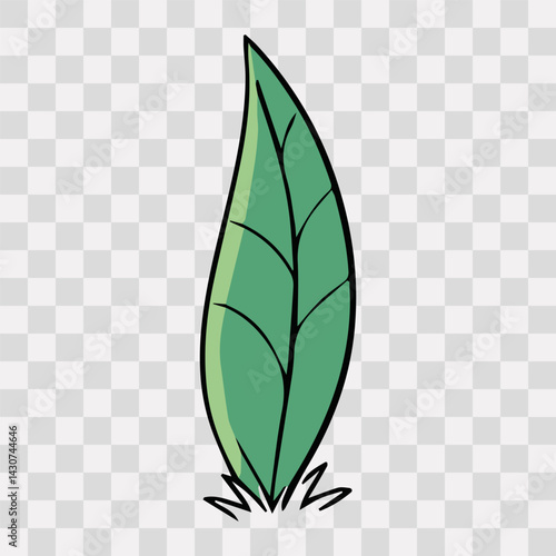 Hand drawn shrub bush shrubbery tree. set of garden plant element. Eco element