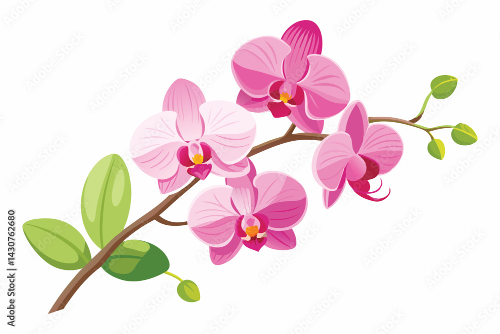 Fototapeta premium abstract futuristic background fantastic pink character abstract futuristic background fantastic pink diagram showing parts of flower illustration elegant lotus flower line art minimalist style flower