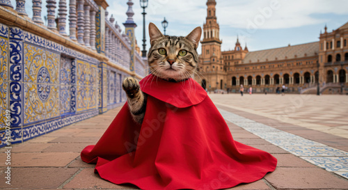 Matador Cat in Seville Spain