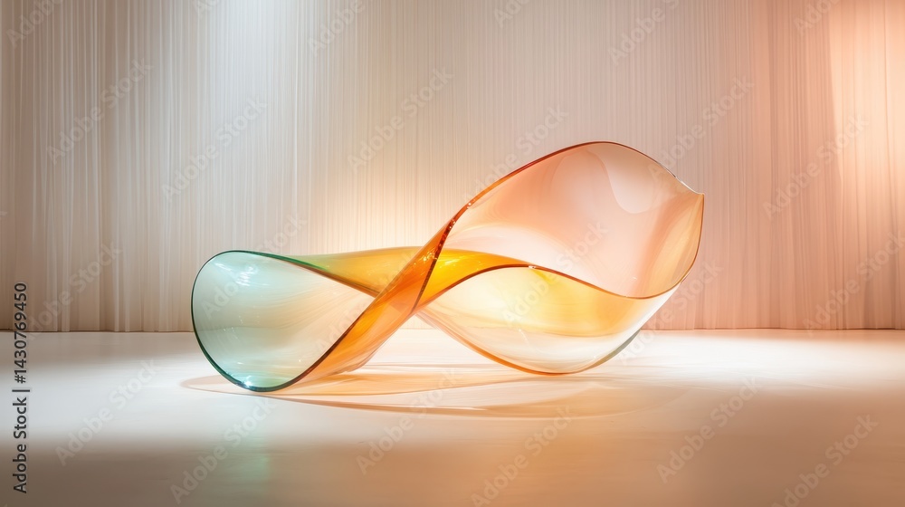 A mesmerizing glass sculpture with flowing, intertwined shapes, embodying elegance and modern artistry while inspiring a sense of harmony and tranquility in viewers. A mesmerizing glass sculpture with flowing, intertwined shapes, embodying elegance and modern artistry while inspiring a sense of harmony and tranquility in viewers.
