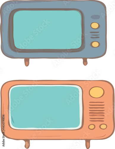 retro tv set
