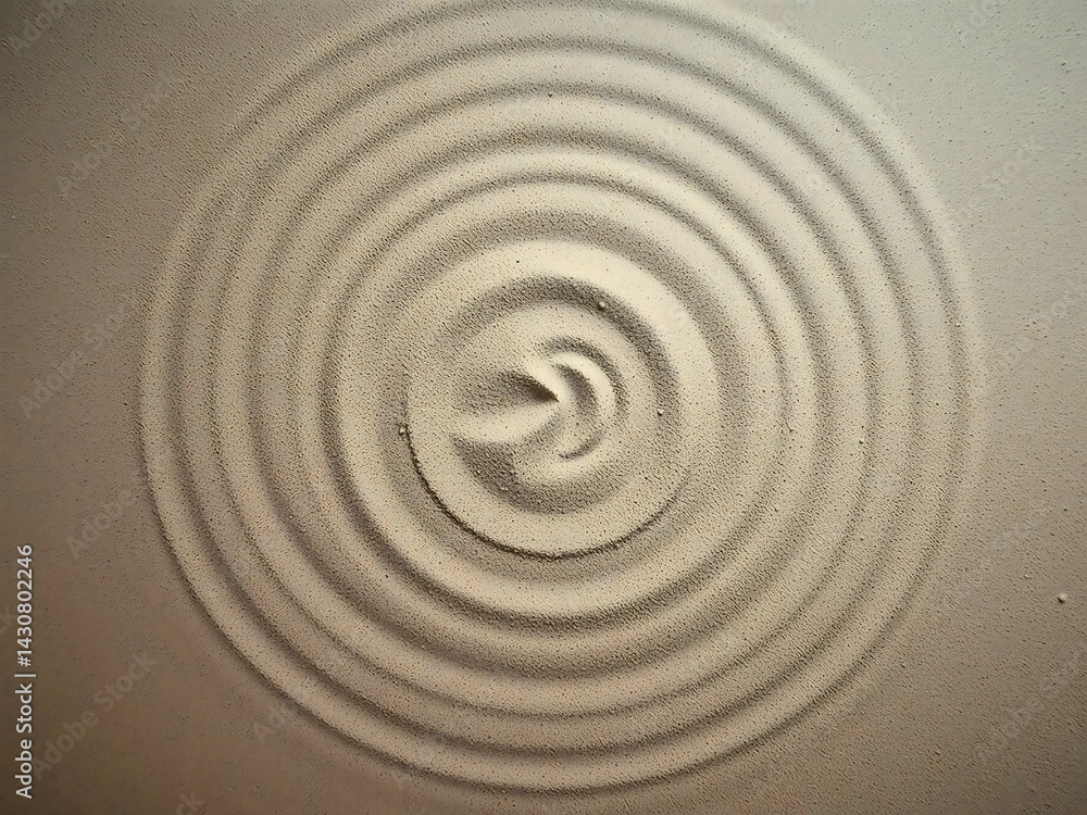 Naklejka premium Stone Ripple Flow
