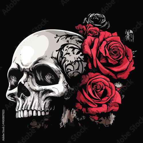 ai1745475064192_46.epsA dangerous face with blazing red, angry eyes. Deep frown lines on the forehead, brows furrowed, and lips tightly pressed together. The face carries a look of terror and menace, 