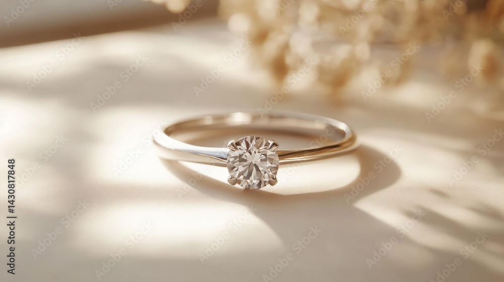 Solitaire Diamond Ring: Elegance and Sparkle Solitaire Diamond Ring: Elegance and Sparkle