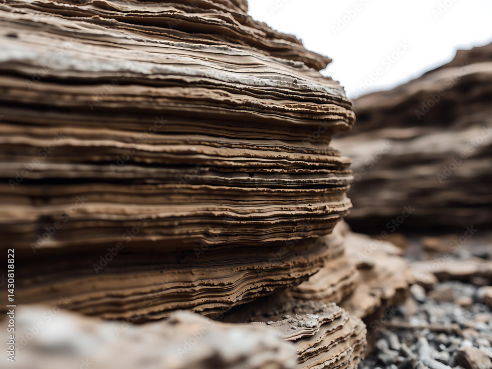 Fototapeta premium Coastal Rock Layers