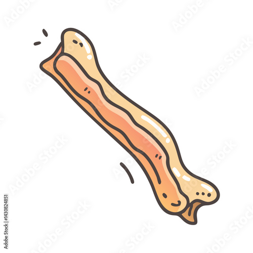 dog chew stick icon, dog chew stick vector illustration-simple illustration of dog chew stick, perfect for dog chew stick logos and icons