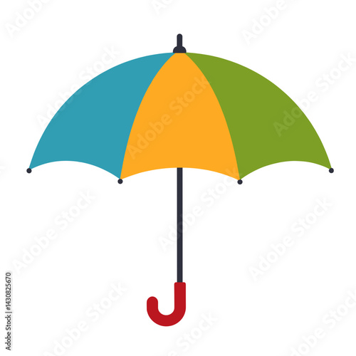 Colorful umbrella design for World Children's Day  
