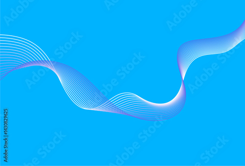 Striped Patterns on Light Blue Background: Creative Poster Design Ideas
