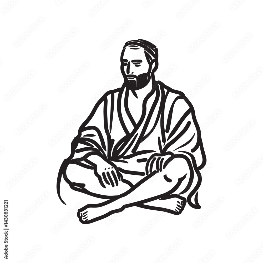 Man Sitting Silhouette - Simple Digital Line Art - man sitting silhouette - man sitting vector - man sitting doodle - sitting illustration - man sitting line art
Man Sitting Silhouette - Simple Digital Line Art - man sitting silhouette - man sitting vector - man sitting doodle - sitting illustration - man sitting line art
