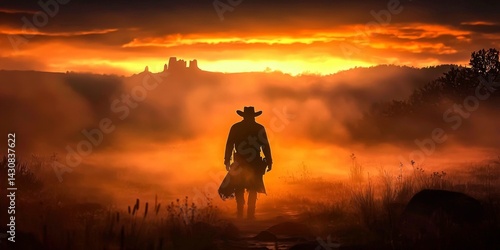 The Allure of the Wild West Captured in Foggy Vibes