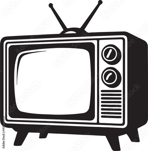 vintage tv set