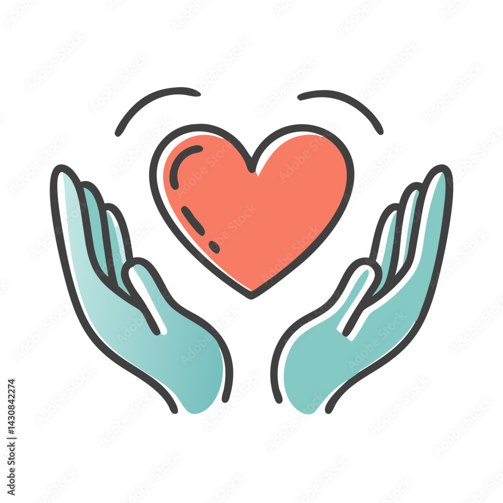 heart with hands icon, heart with hands vector illustration-simple illustration of heart with hands, perfect for heart with hands logos and icons heart with hands icon, heart with hands vector illustration-simple illustration of heart with hands, perfect for heart with hands logos and icons