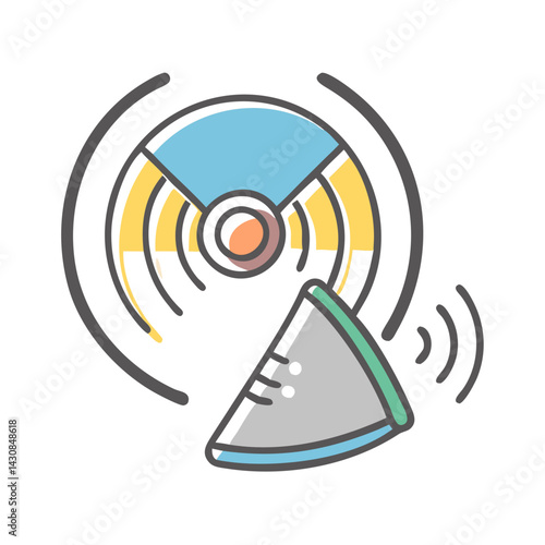 intrusion detection icon, intrusion detection vector illustration-simple illustration of intrusion detection, perfect for intrusion detection logos and icons
