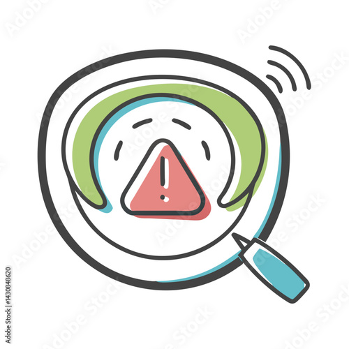 intrusion detection icon, intrusion detection vector illustration-simple illustration of intrusion detection, perfect for intrusion detection logos and icons