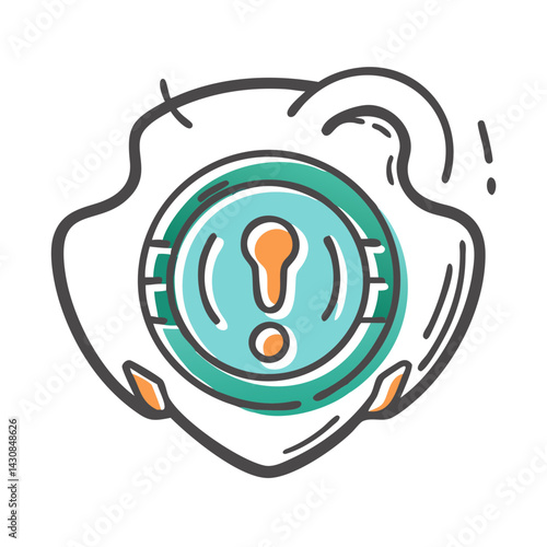 intrusion detection icon, intrusion detection vector illustration-simple illustration of intrusion detection, perfect for intrusion detection logos and icons