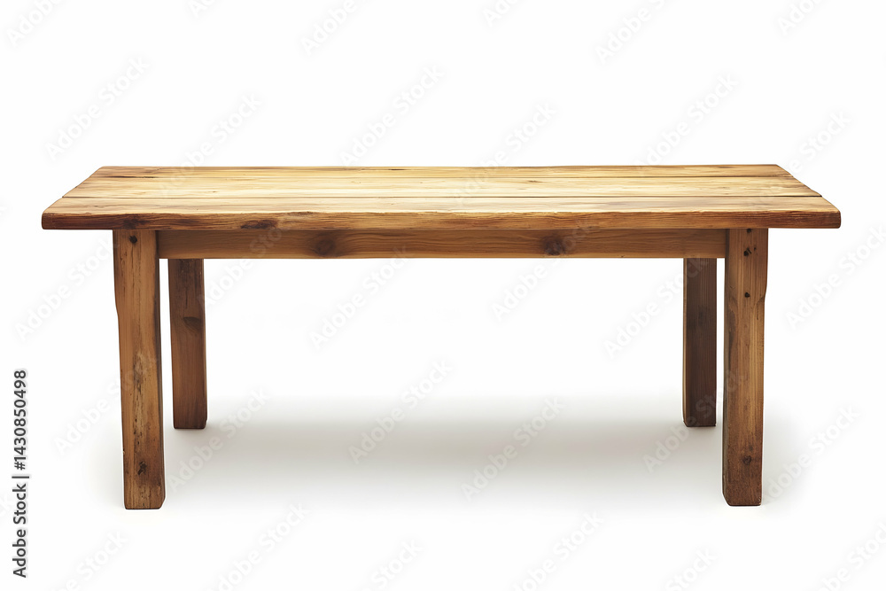 Sharp Focus on Natural Wood Texture of Farmhouse Table Isolated Sharp Focus on Natural Wood Texture of Farmhouse Table Isolated