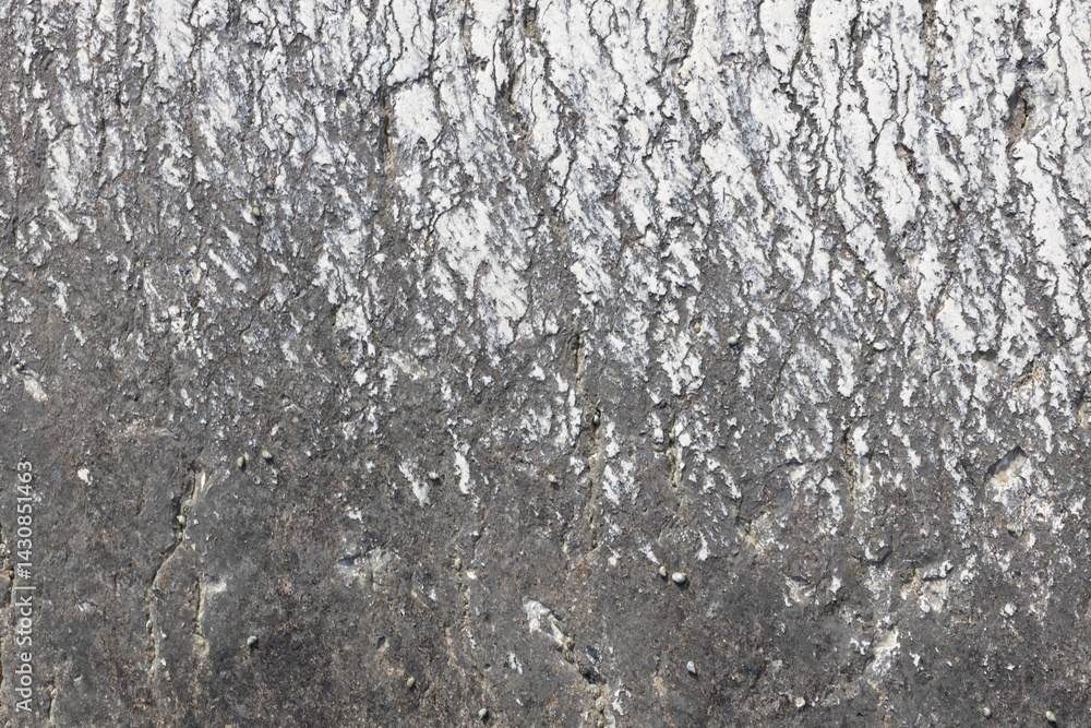 Fototapeta premium Weathered Natural Stone with White Deposits