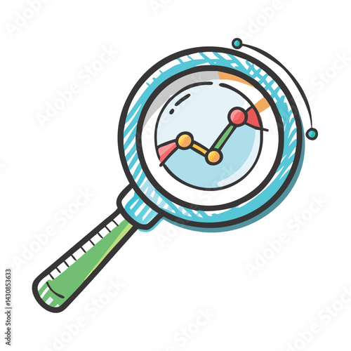 magnifying glass analytical skills icon