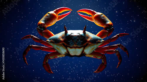 Mystical Celestial Crab: The Spirit of Cancer