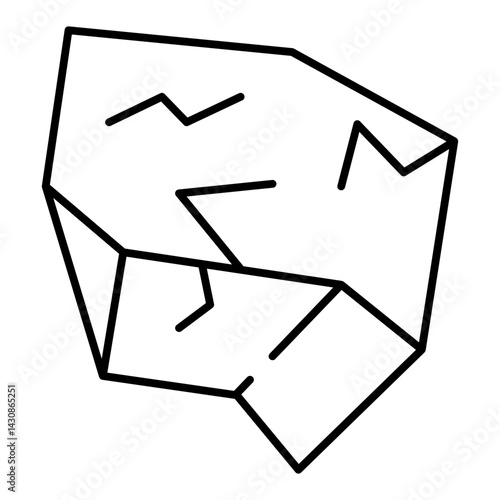 hailstone fragments vector