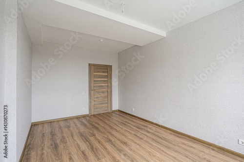 Wallpaper Mural standard room interior apartment. view kind of decor home decoration in hostel house for sale. empty room renovated Torontodigital.ca