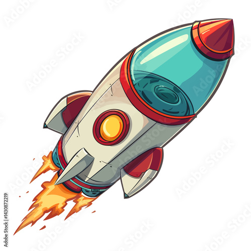 Rocket acceleration illustration 