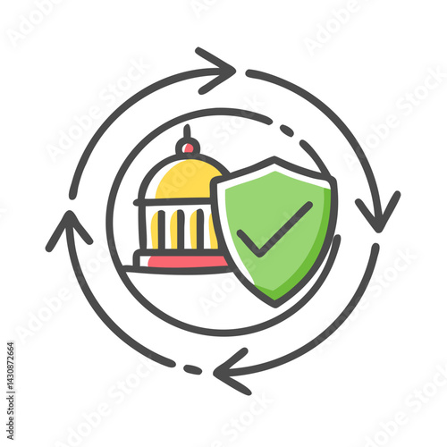 policy reform icon, policy reform vector illustration-simple illustration of policy reform, perfect for policy reform logos and icons
